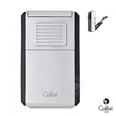 Colibri Astoria sigaren jetflame zilver brushed